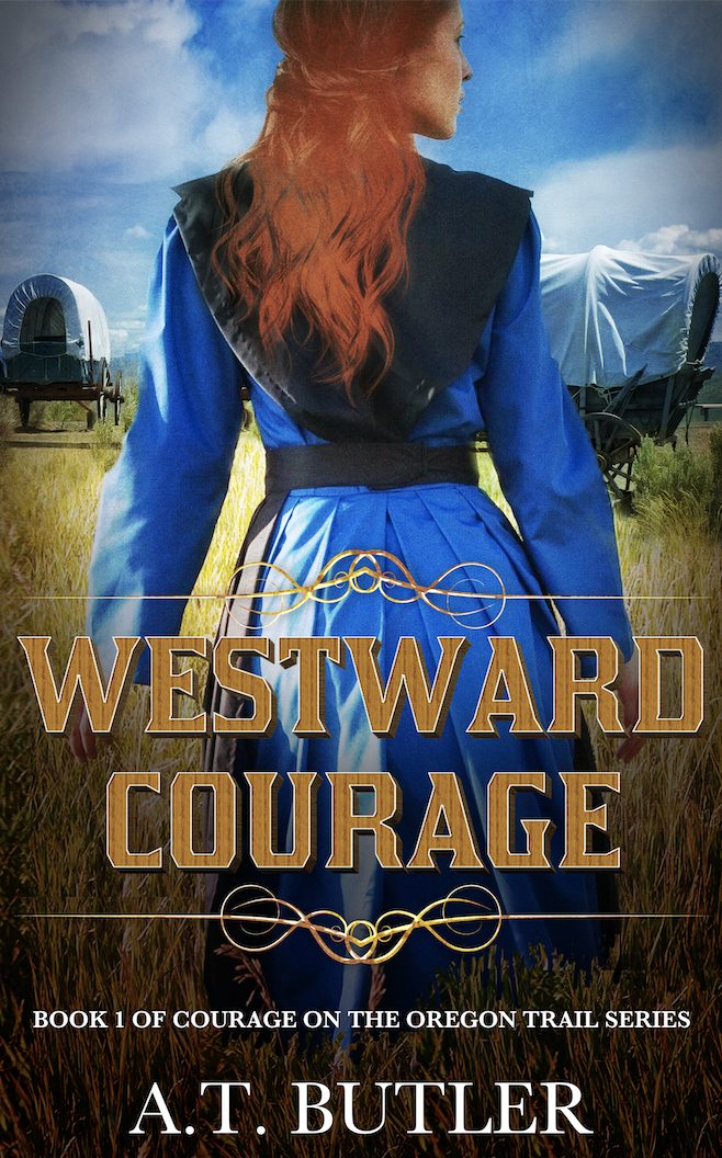 Cover for Westward Courage
